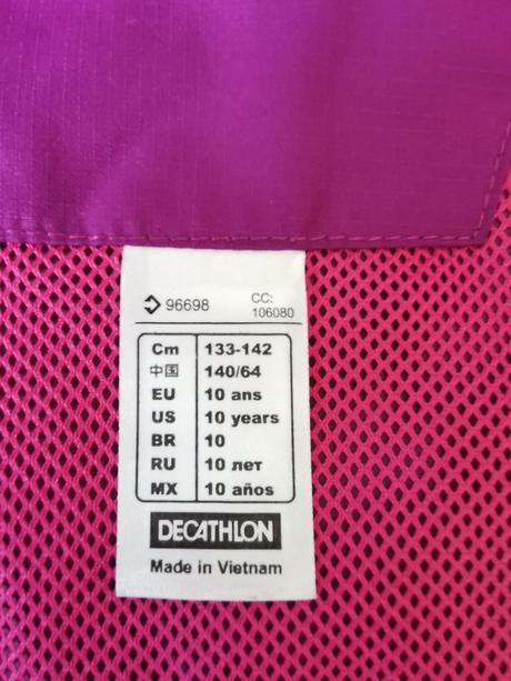 Prechodná bunda, decathlon,146
