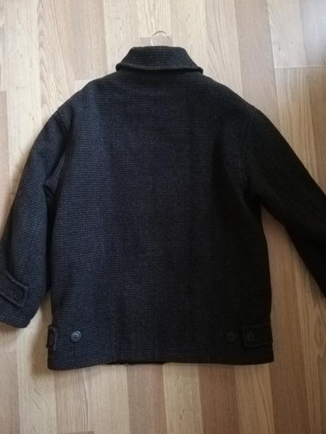 Tmavosedy pánsky kabát, m