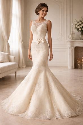 Nádherný model morská panna schampagno, 34 / 36