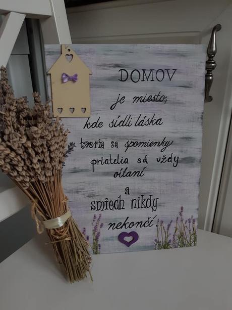 Drevená tabuľka veľká, 