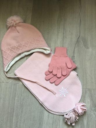 Set ciapka, šál, rukavice, 104