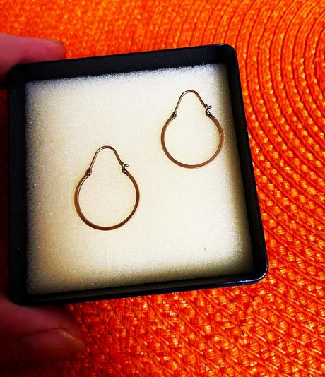 Zlaté náušnice - kruhy, 