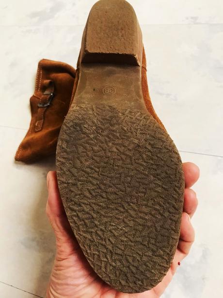 Semišové kožené čižmy, 37