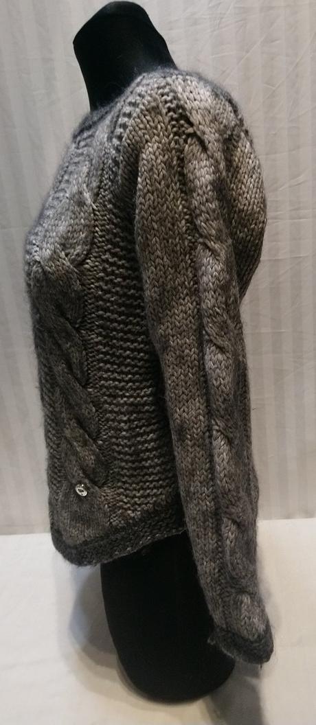 Dámsky alpakový sivý pulóver, fabiola, s/m, s