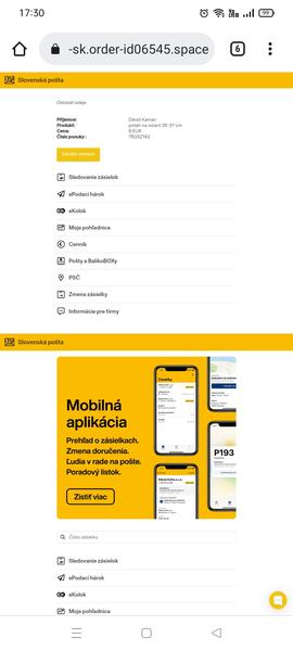 Podvodník na slovenskej pošte