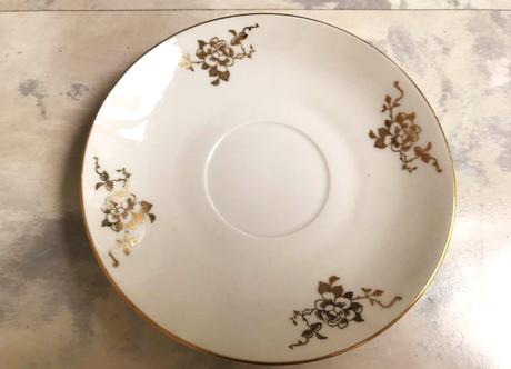 Starožitné dezertné tanieriky - 4 ks, 