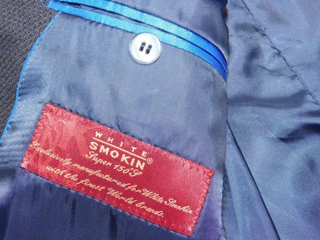 Luxusný pánsky oblek tmavomodrej farby, m