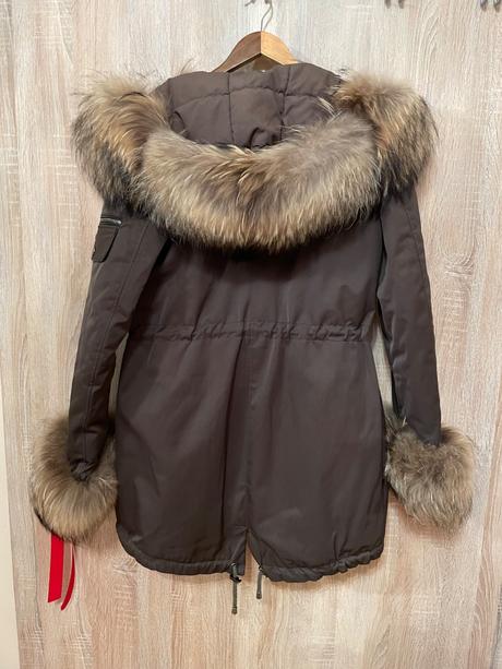 Zimná párka s pravou kožušinou, xs