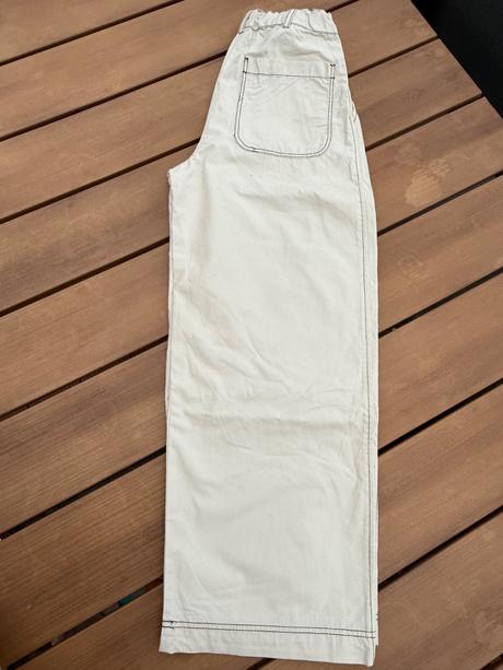 Štepované popelínové nohavice zara 152cm, zara,152