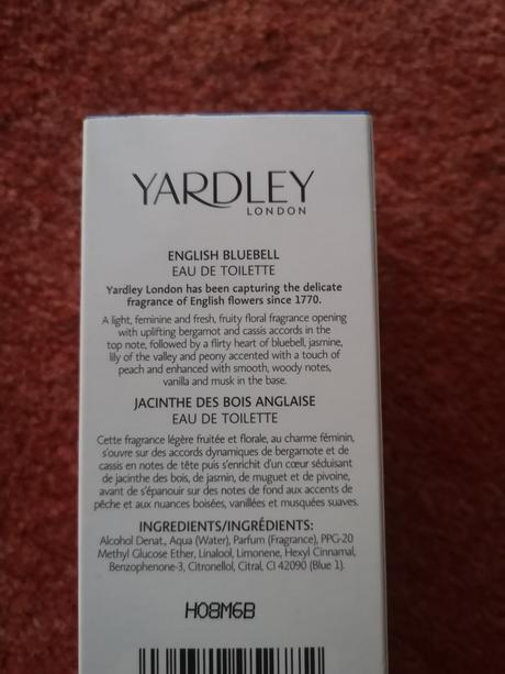 Yardley london english bluebell dámska voňavka, 