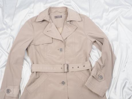 Kvalitný béžový trenčkot jac nuevo, jac,38