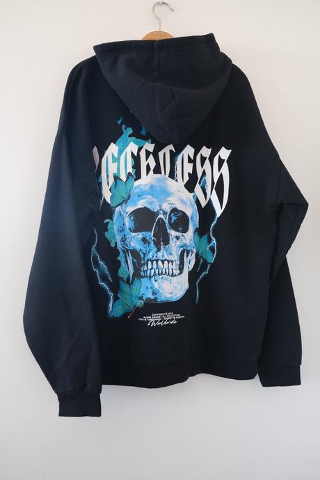 Pánska mikina lebka, new yorker,xl