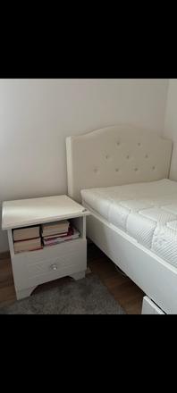 Posteľ s nočnými stolikom, šírka (cm): 90,dĺžka (cm): 120