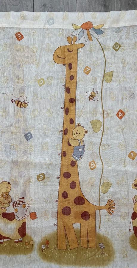 Zvieratkovská záclona 3x1,6, 