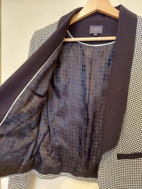 Cierno-biele sako zn. m&s, vel. 34, marks & spencer,34