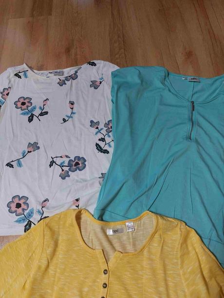 3 x tričko, bonprix,40