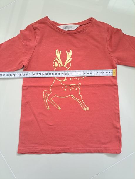 Tričko jelenček v.110/116, h&m,110