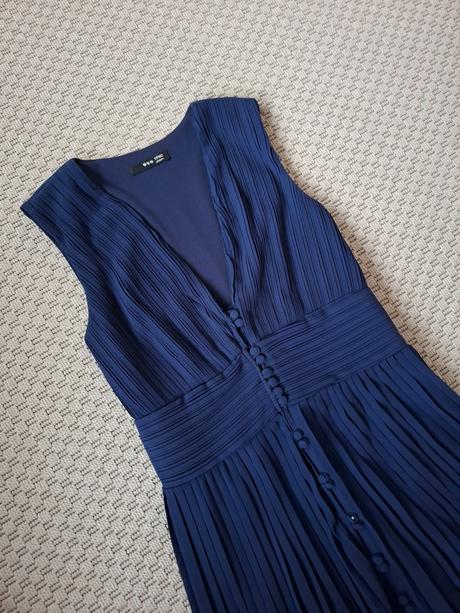 Nové šaty - tmavomodré - xs 34, 34