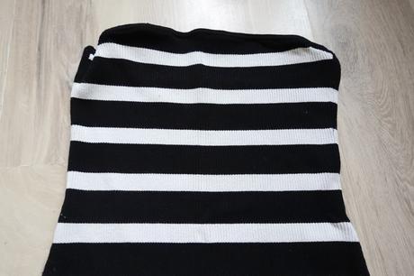 Vrúbkované tehotenské šaty h&m mama, h&m,l