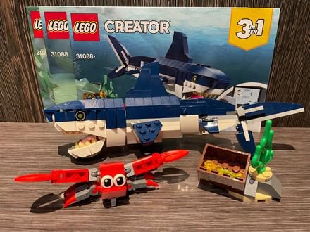 Lego creator 31088 žralok, 