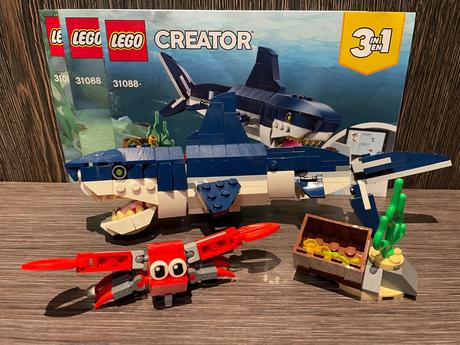 Lego creator 31088 žralok, 