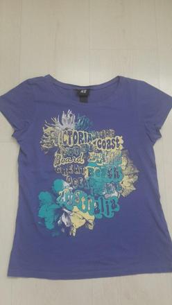 Bavlnené tričko victoria 10-12 rokov, h&m,152