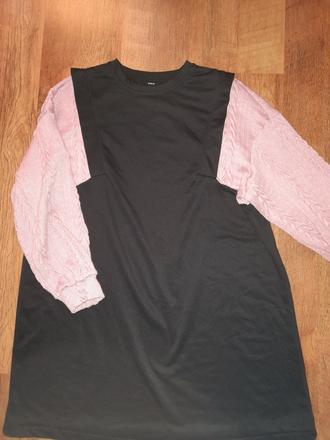 Oversize mikina/šaty, s