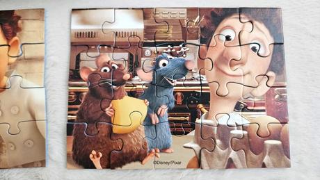 Puzzle ravensburger disney, ratatouille, 4x puzzle,
