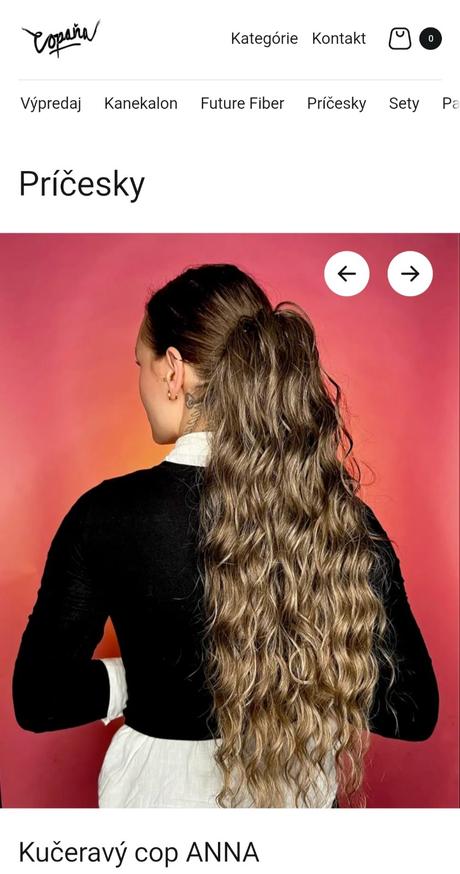 Dámsky príčesok na hubke, 