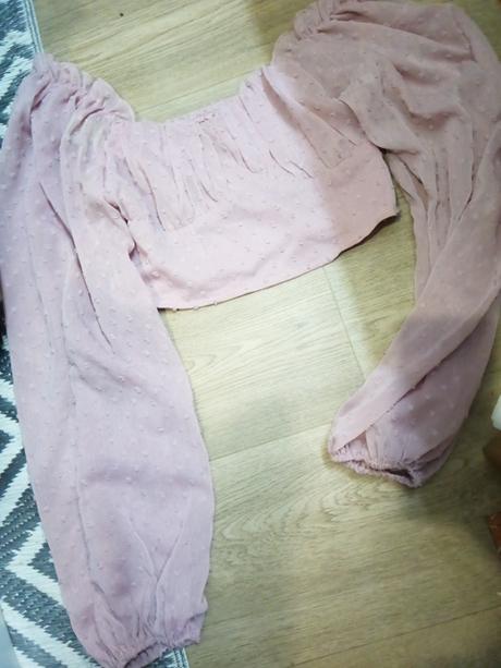 Sexi kratší top s gumičkami xs/m, m