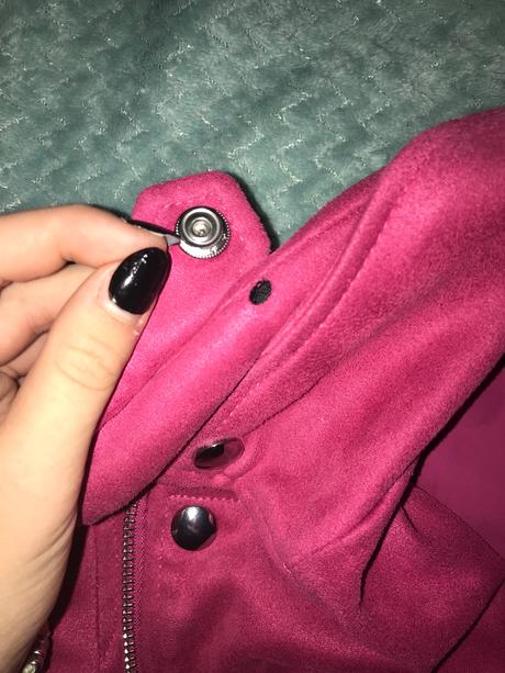 Semišová bunda, bershka,m