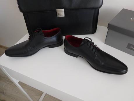 Pánske kožené elegantné topánky 42, nové, 42