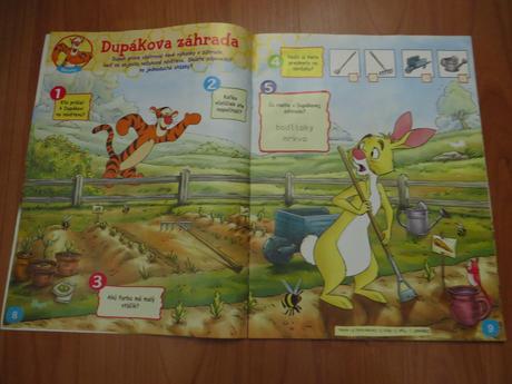 Časopis macko pooh - (macko puf) - s plagátom, 