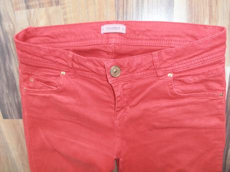 Riflové nohavice, pull&bear,36