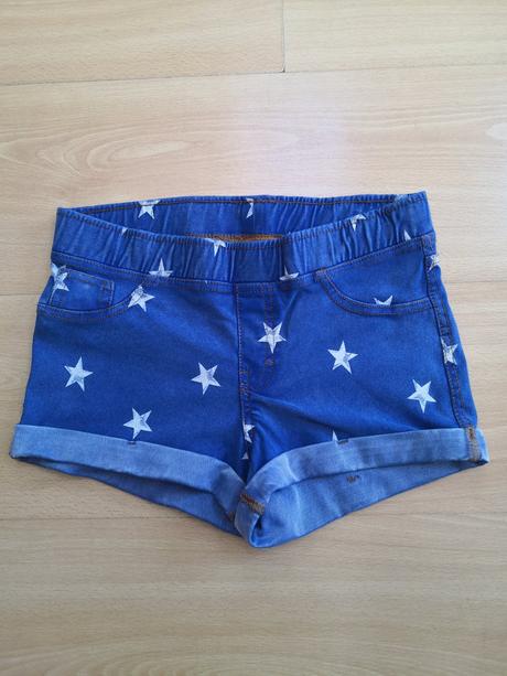 Hviezdickove sortky/ kratasy, h&m,152