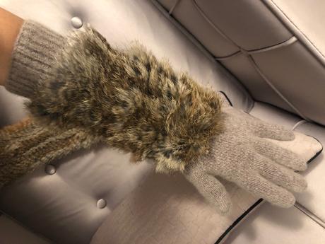 Kožušinove navleky na rukavice, m