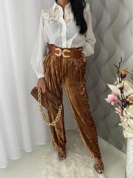 Zara - semišové nohavice, zara,s