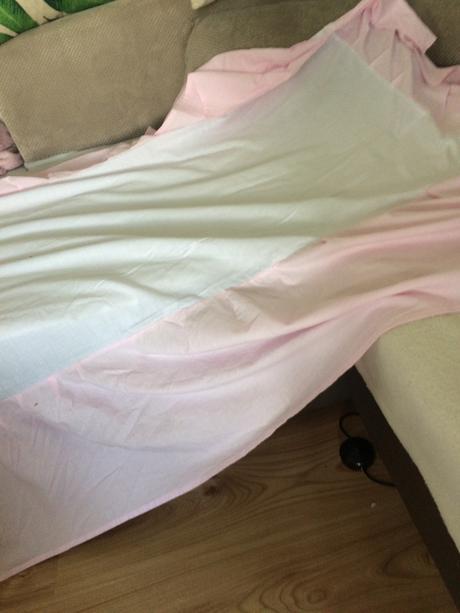 Volanik na postieľku, šírka (cm): 55,dĺžka (cm): 110