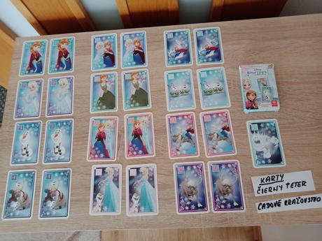 Karty čierny peter 2v1-frozen, 