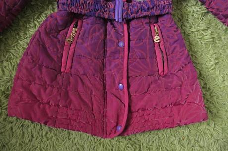 Desigual original krasna dievcenska dlhsia bunda, desigual,110