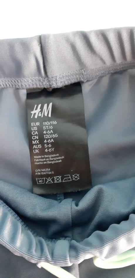 H&m plavky  110/116  3ks, h&m,116