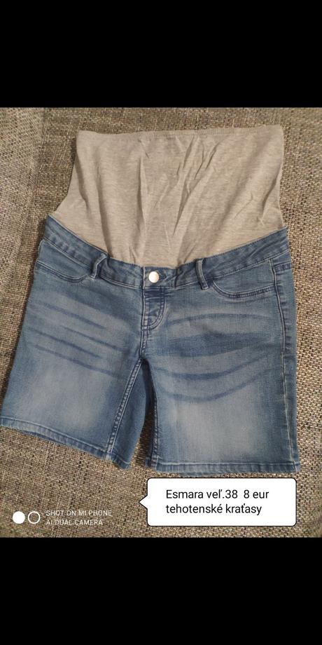 Tehotenské kraťasy, esmara,38
