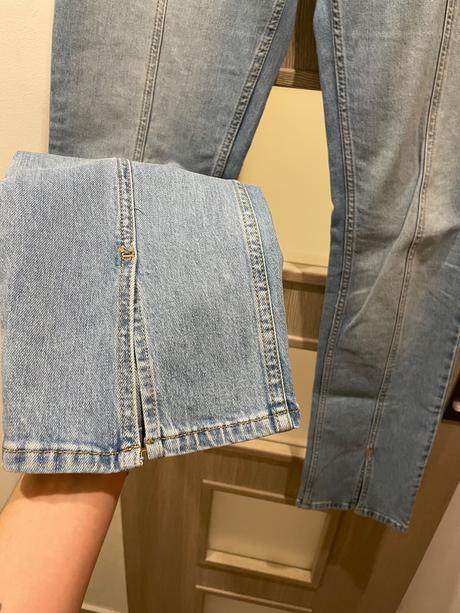 Zvonové džínsy l, bershka,l