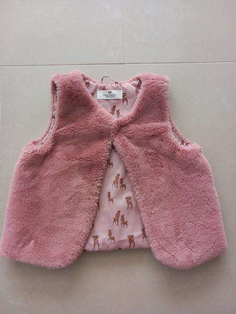 Kozusinova vesta, h&m,134
