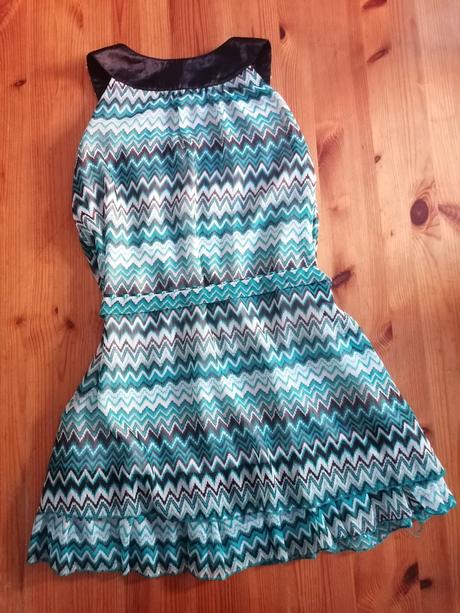 Tyrkysové letné šaty, s