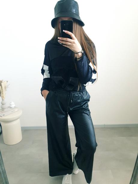 Oversize extravagantný top,