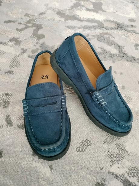 Modré mokasíny h&m, h&m,25