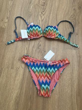 Calzedonia elegan chevron  plavky xs-s, calzedonia,s / xs