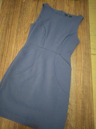 Saty ocelovomodre nove, h&m,s