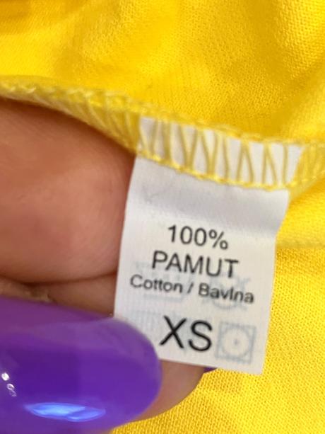 Žlté tričko high school musical (xs), disney,xs